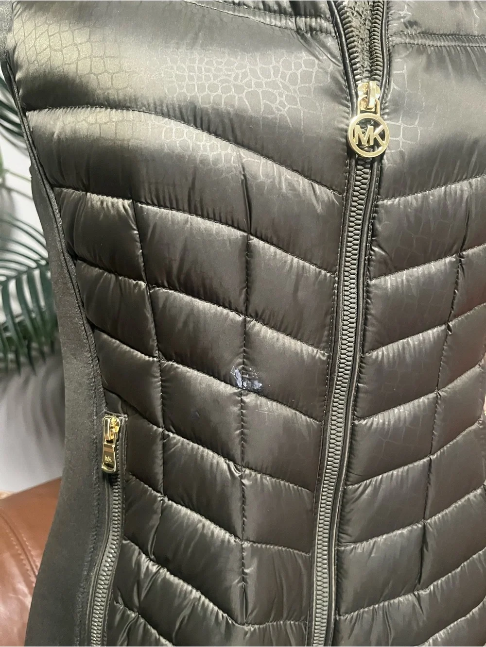 Michael Kors quilted sleeveless